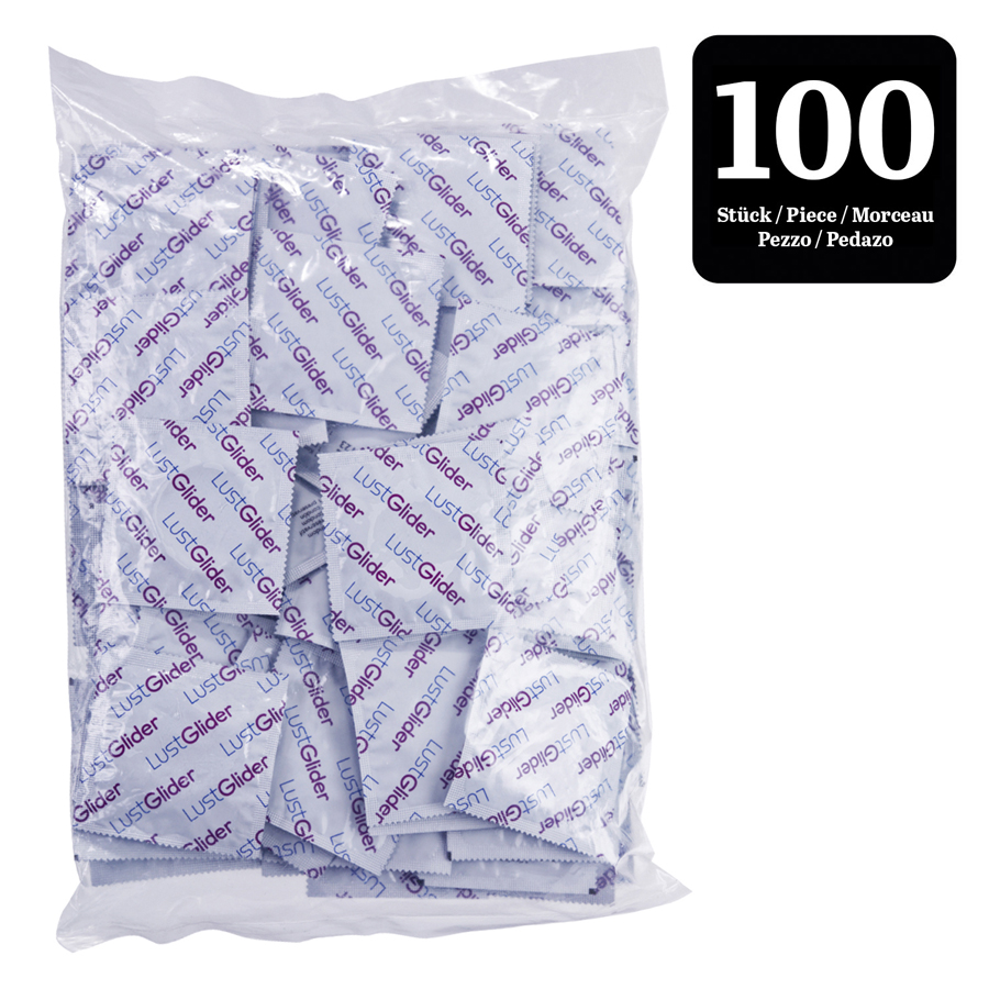 LustGlider Kondome Classic transparent Beutelinhalt:100er