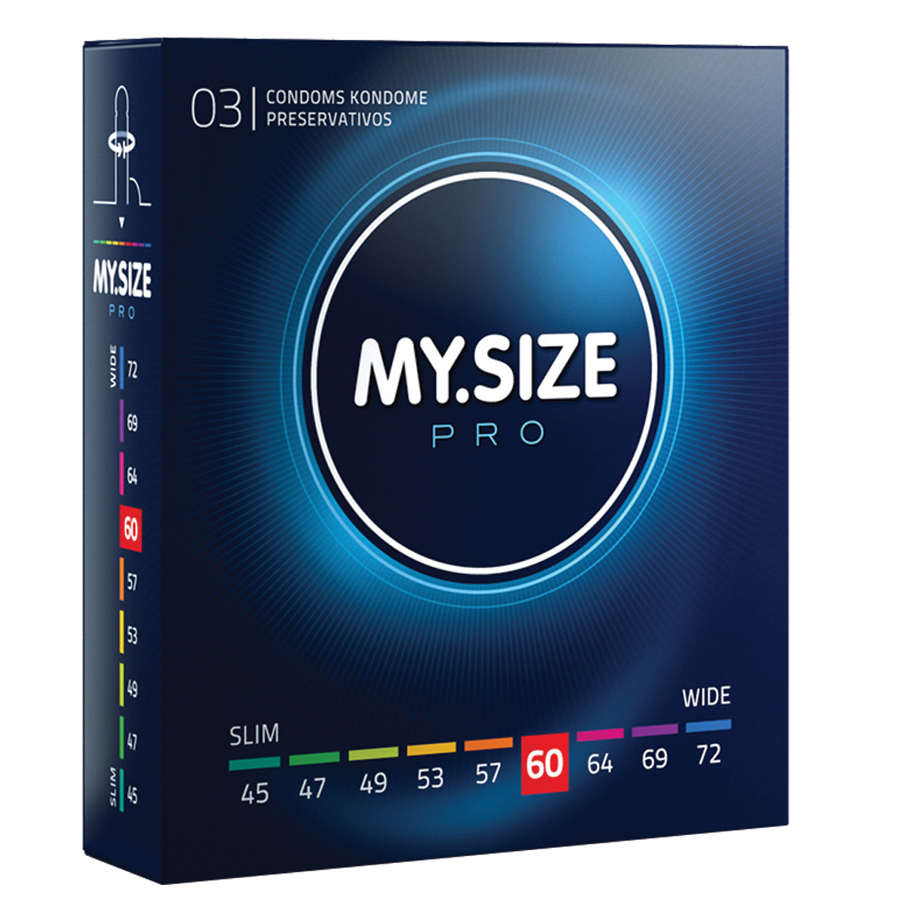 MY.SIZE PRO 60 - Packungsinhalt: 3 Kondome