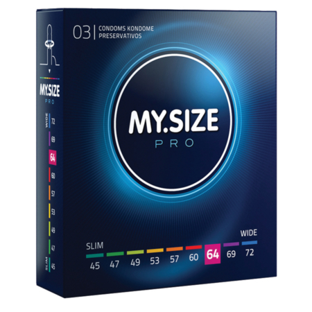 MY.SIZE PRO 64 - Packungsinhalt: 3 Kondome