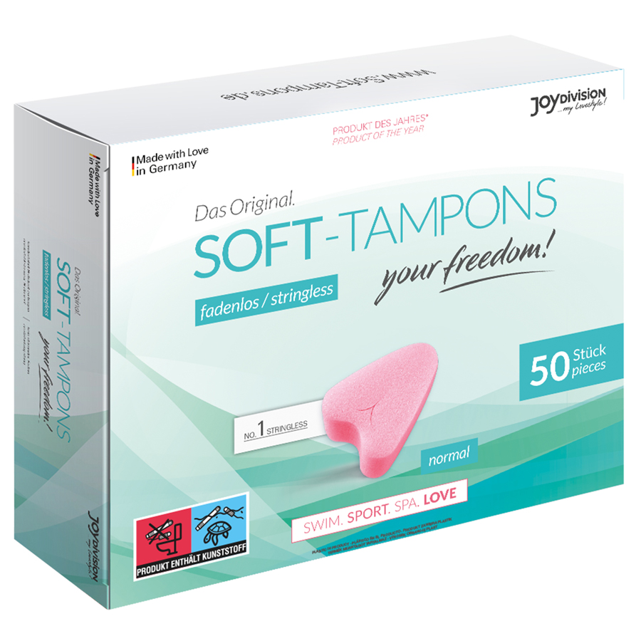 JOYDIVISION Soft-Tampons 50er Packung