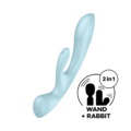 SATISFYER Triple Oh - Farbe: ice blue