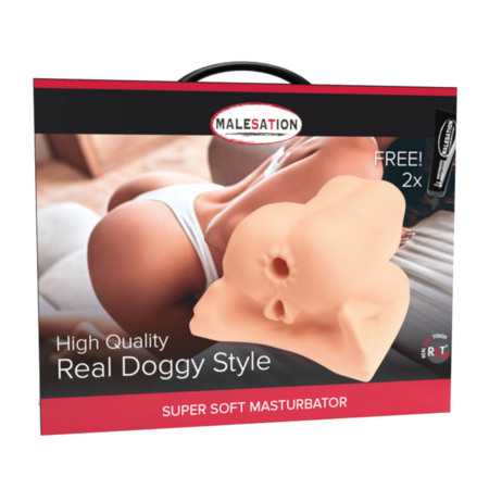 MALESATION Masturbator Real Doggy Style